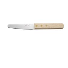 Winco KCL-3, 7.5-Inch Oyster Knife with Wooden Handle