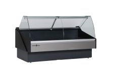 Hydra-Kool KFM-CG-50-S, 50-inch Refrigerated Curved Glass Deli Case, Self Contained