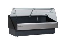 Hydra-Kool KPM-CG-100-S, 101-inch Refrigerated Curved Glass Deli Case, Self Contained