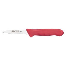 Winco KWP-30R, 3.25-Inch Stal High Carbon Steel Paring Knife, Polypropylene Handle, Red, 2/CS, NSF