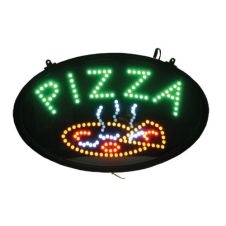 Winco LED-11, 22.75x1.75x14-inch 'Pizza' LED Sign with Dust-Proof Cover