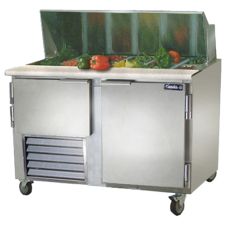 Leader LM48, 48x32x45-Inch Refrigerated Sandwich Unit, 16.2 Cu. Ft, 1.5 Door, ETL Listed