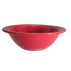 C.A.C. LV-10-R, 13 Oz 6.62-Inch Red Stoneware Grapefruit Dish, 3 DZ/CS