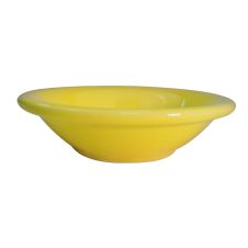 C.A.C. LV-11-Y, 4.75 Oz 4.75-Inch Yellow Stoneware Fruit Dish, 3 DZ/CS