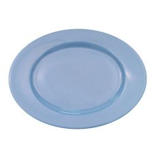 C.A.C. LV-12-LBU, 10.37-Inch Light Blue Stoneware Serving Platter, 2 DZ/CS