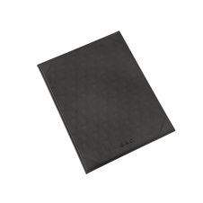 C.A.C. MCC1-11BK, 8.5x11-inch 1-Panel Faux Leather Black Menu Cover