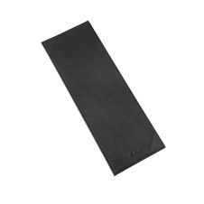 C.A.C. MCC1-514BK, 4.5x14-inch 1-Panel Faux Leather Black Menu Cover