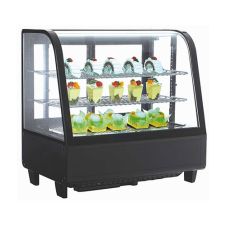 Marchia MDC100 27-inch Refrigerated Countertop Display Case, Black