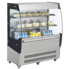 Marchia MDS200 40-inch Open Air Refrigerated Display Merchandiser, 49-inch Height S/S
