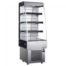 Marchia MDS250 24-inch Open Air Refrigerated Display Merchandiser, 76-inch Height S/S