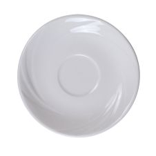 Yanco MM-55 4.785-Inch Miami Porcelain Round White Saucer, 36/CS