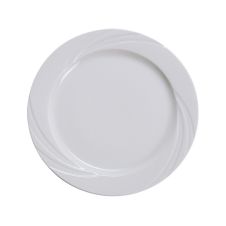 Yanco MM-7 7.25-Inch Miami Porcelain Round White Plate, 36/CS