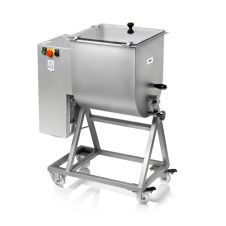 Omcan MM-IT-0050-110V, 31.5-inch Heavy-Duty Stainless Steel Meat Mixer with 1.5 HP Motor, 110 lbs Capacity