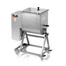 Omcan MM-IT-0050, 31.5-inch Heavy-Duty Stainless Steel Meat Mixer with 1.5 HP Motor, 110 lbs Capacity, 220V