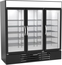 Beverage Air MMF72HC-5-B, MarketMax Glass Door Merchandiser Freezer in Black