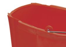 Winco MPB-36BR 36 Quart Red Plastic Bucket for MPB-36R, EA