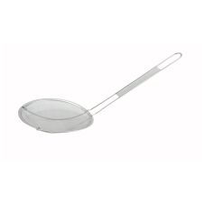 Single Fine Mesh Strainer With Flat Wooden Handle - 10-1/2
