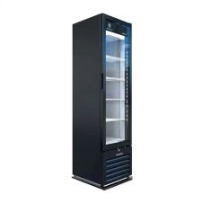 Beverage Air MT08-1H6B, 18.88-Inch Black 1 Section Swing Refrigerated Glass Door Merchandiser