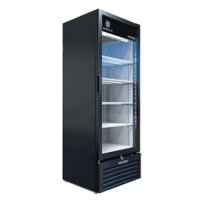 Beverage Air MT23-1B, Black 1 Section Swing Refrigerated Glass Door Merchandiser