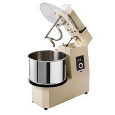 Omcan MX-IT-0020-RT, 22 Qt Stainless Steel Spiral Mixer with Removable Bowl and Timer
