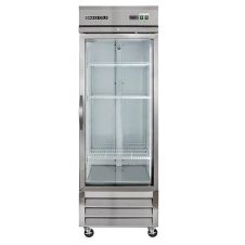 Maxx Cold MXCR-23GDHC Reach-In Refrigerator, Glass Door, Bottom Mount