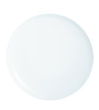 Arcoroc N9406ARC 12.5" Evolutions Round White Glass Pizza Plate, 12/CS