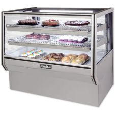 Leader NCBK48DRY, 48-Inch Dry Non-Refrigerated Counter Bakery Case with 2 Shelves