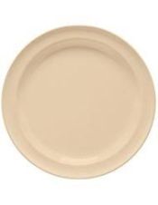 Yanco NS-108T 8-Inch Nessico Melamine Round Tan Dinner Plate, 48/CS