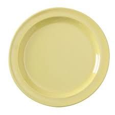 Yanco NS-110Y 10.25-Inch Nessico Melamine Round Yellow Dinner Plate, 24/CS
