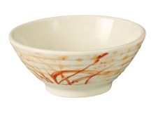 Yanco OR-5704 7 Oz 4-Inch Orchis Melamine Round Gold Side Dish, 72/CS
