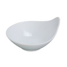 Yanco PA-405 3.5 Oz 3.5-Inch Paris Porcelain Round Super White Ear Bowl With Smooth Surface, 36/CS