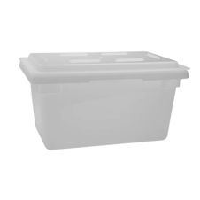 Winco PFFW-12, 18x26x12-Inch Polyethylene Storage Box, White