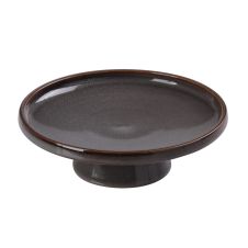 Yanco PK-609, 9x3-Inch Porcelain Dessert Plate with Stand, 12/CS