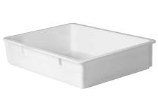 Winco PL-6N, 25.5 x 17.5 x 6-Inch Plastic White Dough Box