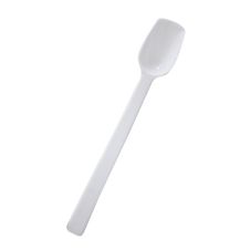 Thunder Group PLВЅ010WH, 10-Inch Polycarbonate Solid Buffet Spoon, White, 12/Pack