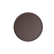 Thunder Group PLFT1600BR, 16-Inch Fiberglass Round Tray, Brown
