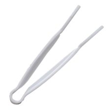 Thunder Group PLFTG012WH, 12-Inch 1-Piece Polycarbonate Pom Tong, Flat Grip, White