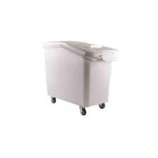 Thunder Group PLIB027C, 16.5x29.5-Inch 27 Gal Polypropylene Ingredient Bin with Casters And Scoop