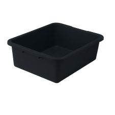 Winco PLW-7K, 20.75x16.75x7-Inch Heavy-Duty Dish Box, Black