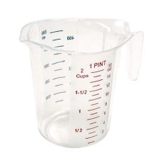 Winco PMCP-50, Polycarbonate Measuring Cup, 1 Pint