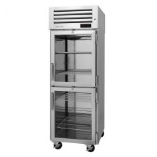 Turbo Air PRO-26-2H-GS-PT-L 2 Glass and 2 Solid Half Doors Pass-Thru Heated Cabinet, Left-Hinged, 26.2 Cu.Ft.
