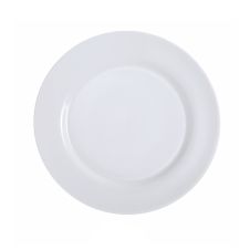 Yanco PS-7 7.5-Inch Piscataway Porcelain Round White Plate, 36/CS