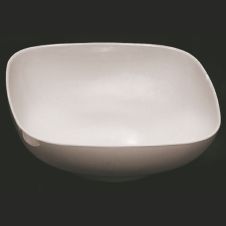 Thunder Group PS3111W 128 Oz 11 x 3 1/2 Inch Deep Western Passion White Melamine Rounded Square Bowl, EA