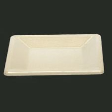 Thunder Group PS3204V 4 Inch Western Passion Pearl Melamine Square Plate, EA