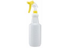 Winco PSR-9Y 28-Ounce Plastic Spray Bottle, Yellow Trigger