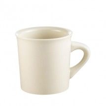 Yanco RE-38 8 Oz 3.125x3.5-Inch Recovery Porcelain Round American White Mug, 36/CS