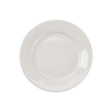 Yanco RE-6 6.625-Inch Recovery Porcelain Round American White Plate, 36/CS