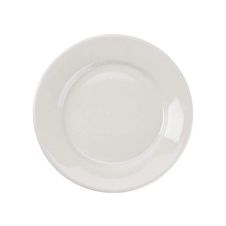 Yanco RE-20 11.25-Inch Recovery Porcelain Round American White Plate, DZ
