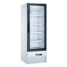 Omcan RE-CN-0009-HC, 22-inch 1 Glass Door Refrigerator, 9.1 Cu.Ft