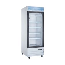 Omcan RE-CN-0023-HC, 28-inch 1 Glass Door Refrigerator, 23 Cu.Ft
